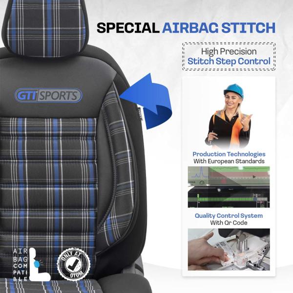 Auto Sitzbezug Set Universal Vorne und Hinten Komfortabel Komplett Set